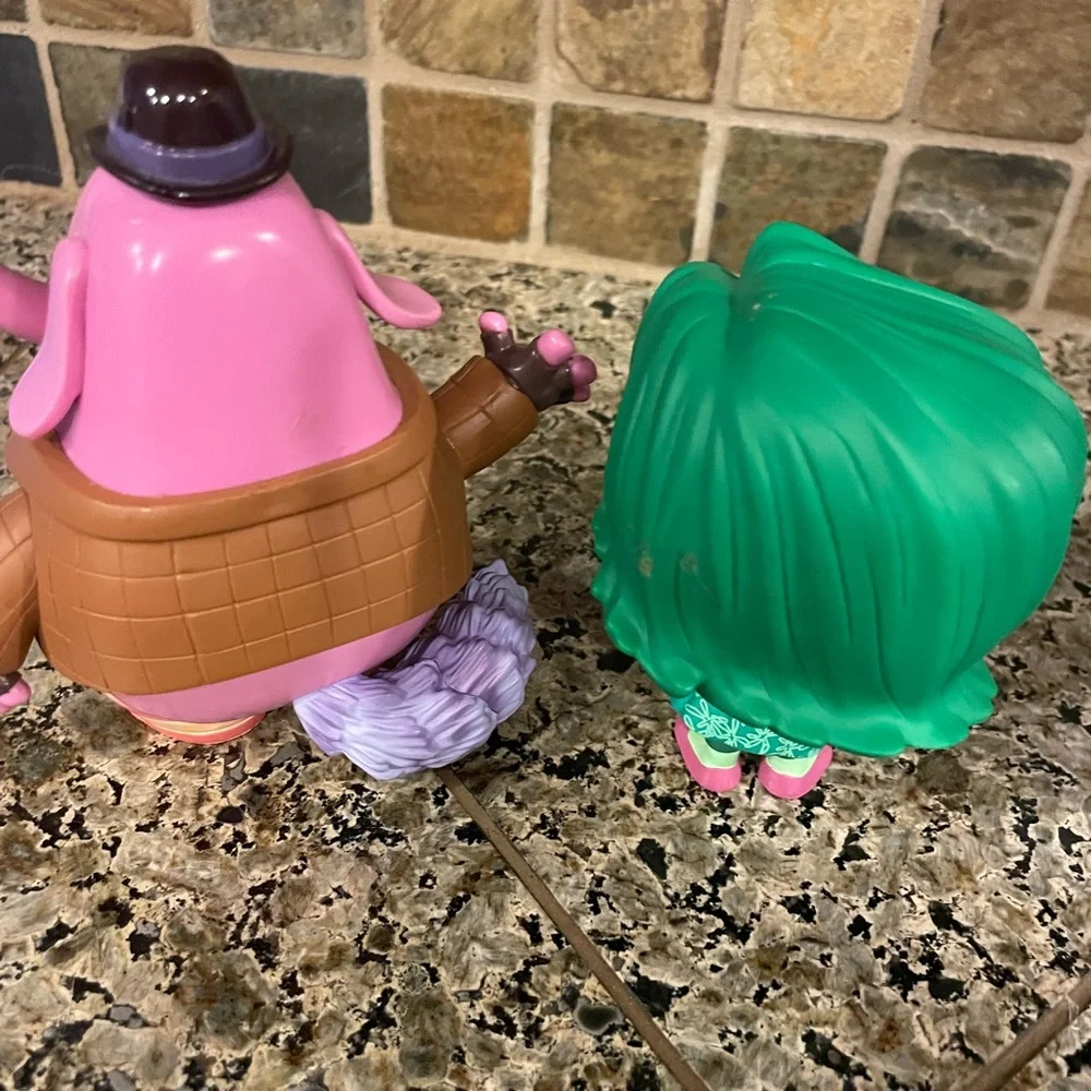 Pixar Inside Out Bing Bong and Disgust Funko Pops